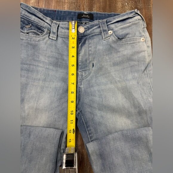 True Religion Billie Mid Rise Straight Denim Blue Jeans Size 30 Casual Everyday - Picture 8 of 12